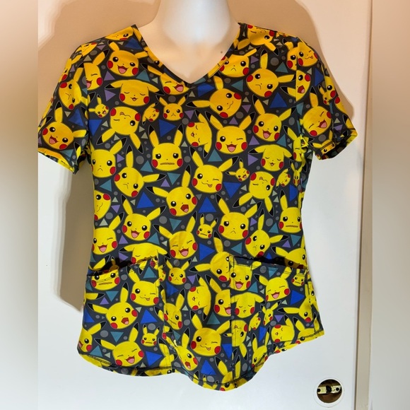 #Pokemon pikachu monogram shirt. - Picture 1 of 1